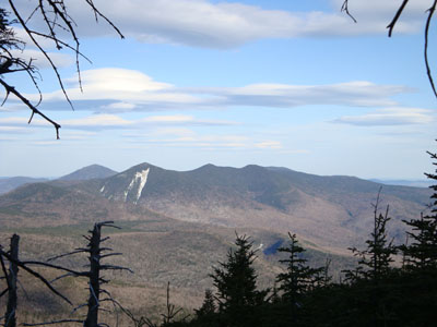 Looking at Mt. Tripyramid from near the summit of East Osceola - Click to enlarge