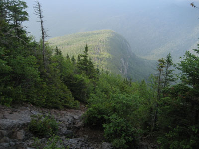 Looking down the Mt. Osceola Trail slide crossing