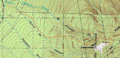 Topographic map of Mt. Eisenhower - Click to enlarge