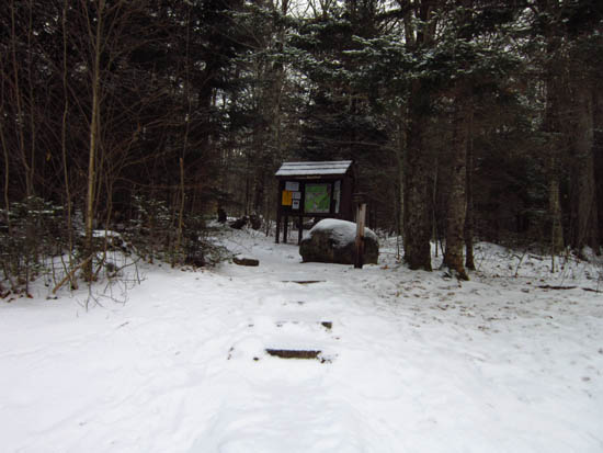 The Edmands Path trailhead