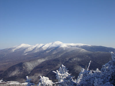 Mt. Washington as seen from the Mt. Field view point - Click to enlarge