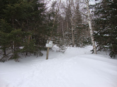 The Avalon Trail trailhead next to the train station