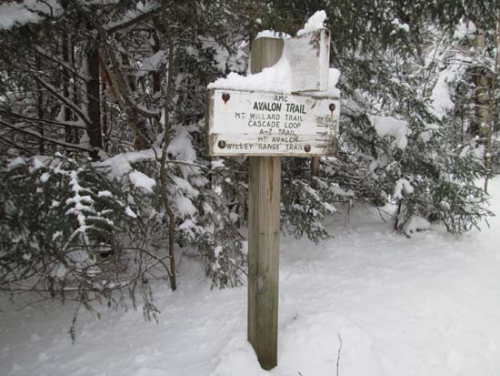 The Avalon Trail trailhead next to the train station