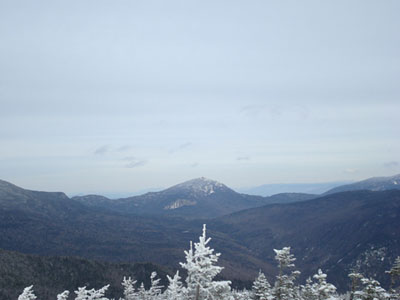 Looking at Mt. Garfield from the Mt. Flume summit - Click to enlarge