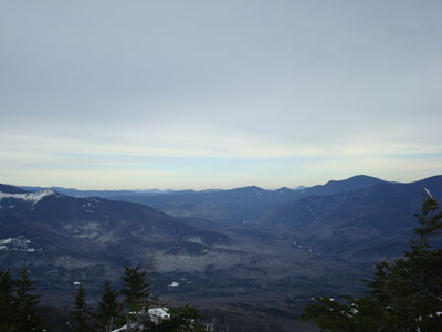 Looking east from the Mt. Flume summit - Click to enlarge