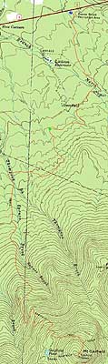 Topographic map of Mt. Garfield - Click to enlarge