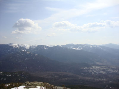 Looking at South Twin, Guyot, and the Bonds from Mt. Garfield - Click to enlarge
