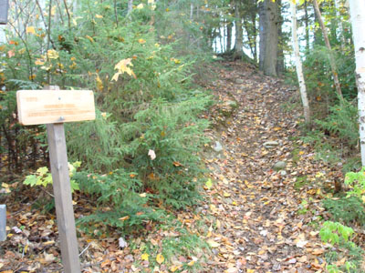 The Garfield Trail trailhead