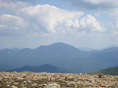 Looking at Mt. Carrigain from Mt. Guyot - Click to enlarge