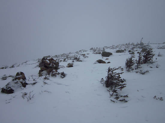 The Bondcliff Trail on the way to Mt. Guyot
