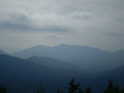 Looking southwest at Mt. Osceola from Mt. Hancock's North Peak - Click to enlarge