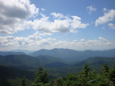 The Osceolas as seen from Mt. Hancock's North Peak viewpoint - Click to enlarge