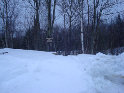 The Hancock Notch Trail trailhead