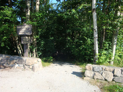 The Hancock Notch Trail trailhead