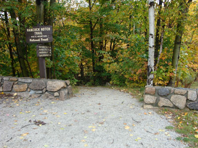 The Hancock Notch Trail trailhead