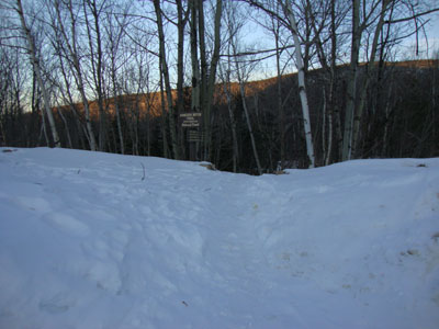 The Hancock Notch Trail trailhead