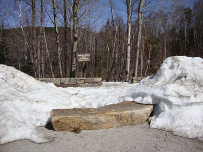 The Hancock Notch Trail trailhead