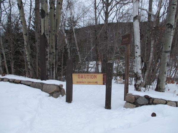The Hancock Notch Trail trailhead