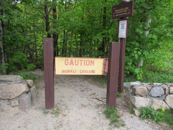 The Hancock Notch Trail trailhead