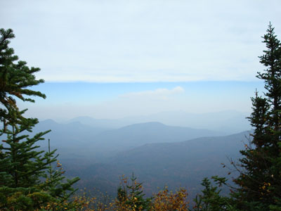 Looking southeast at Mt. Chocorua from Mt. Hancock's Sorth Peak - Click to enlarge