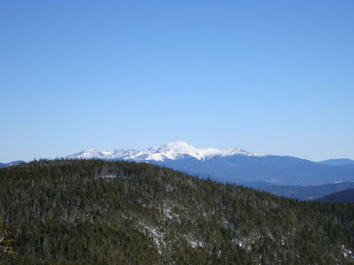 Looking at Mt. Washington from the Mt. Hancock's south peak - Click to enlarge