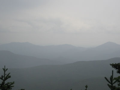 Looking at the eastern Sandwich Range from the viewpoint near Mt. Hancock's South Peak - Click to enlarge
