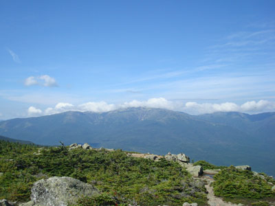 Looking at Mt. Washington from Mt. Hight - Click to enlarge