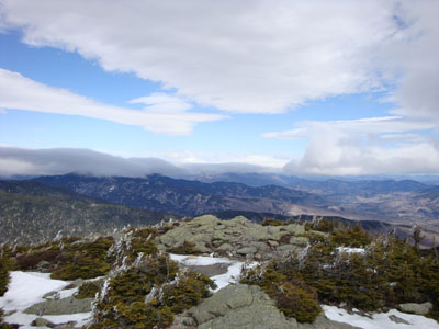 Looking northeast into Maine from Mt. Hight - Click to enlarge