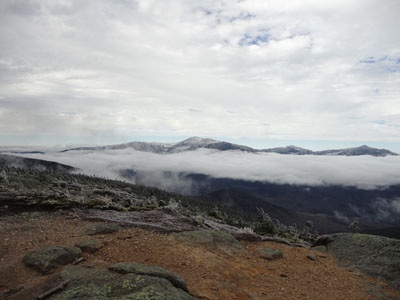 Looking Mt. Washington from the Mt. Hight summit - Click to enlarge