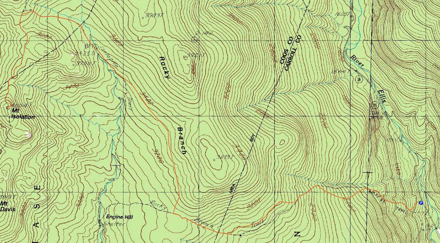 Mt. Isolation New Hampshire December 29, 2010 Hike Trip Report Hiking Guide