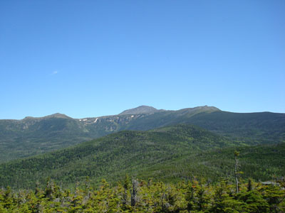 Looking at Mt. Washington from Mt. Isolation - Click to enlarge