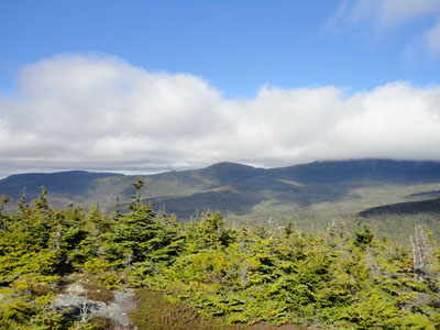 Looking at the Southern Presidentials from Mt. Isolation - Click to enlarge