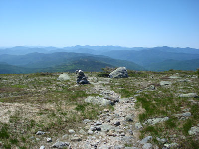 Looking down the Davis Path at Mt. Isolation