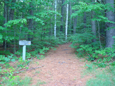 Wentworth Trail trailhead at the Mead Base Camp