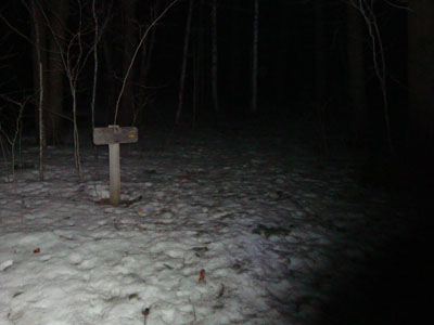 Wentworth Trail trailhead at the Mead Base Camp