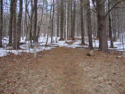 Wentworth Trail trailhead at the Mead Base Camp