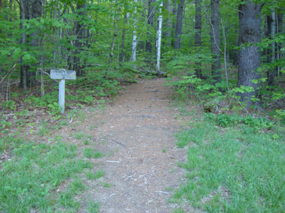 Wentworth Trail trailhead at the Mead Base Camp