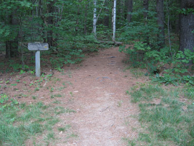 Wentworth Trail trailhead at the Mead Base Camp