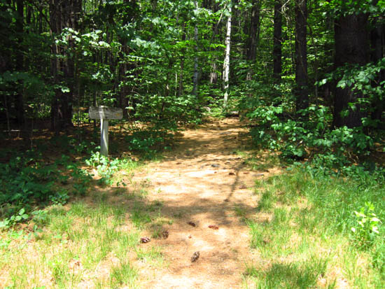 Wentworth Trail trailhead at the Mead Base Camp