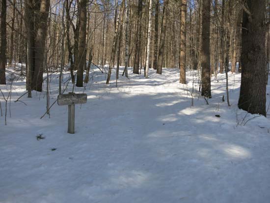 Wentworth Trail trailhead at the Mead Base Camp