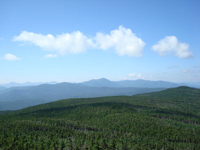 Looking southeast at Mt. Carrigain from the summit of Mt. Jackson - Click to enlarge
