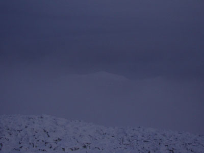 Looking at Mt. Washington from Mt. Jefferson - Click to enlarge