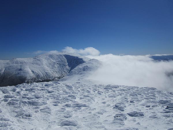 Looking at Mt. Washington from Mt. Jefferson - Click to enlarge