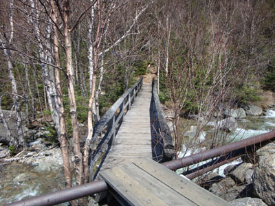 The Jewell Trail trailhead near the Marshfield Base Station
