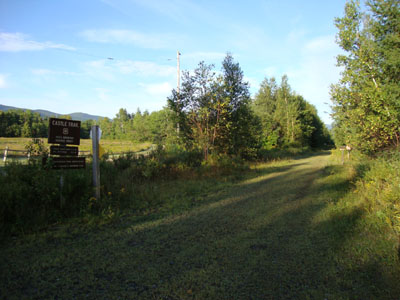 The Castle Trail trailhead off US 2