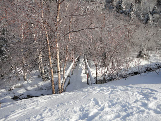 The Jewell Trail trailhead near the Marshfield Base Station