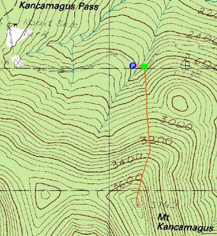 Topographic map of Mt. Kancamagus