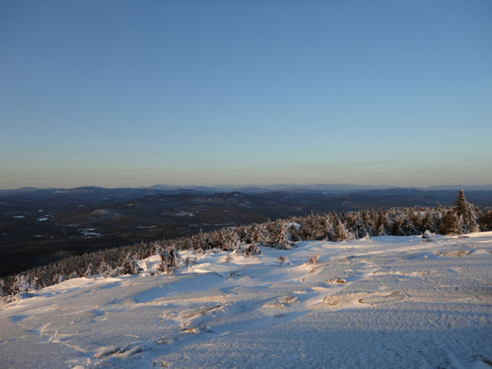 Looking toward the White Mountains from Mt. Kearsarge - Click to enlarge