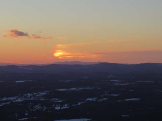 Looking at Killington and Pico from Mt. Kearsarge - Click to enlarge