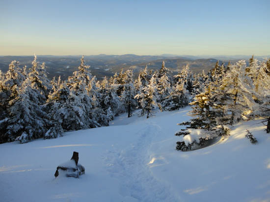 Looking down the Winslow Trail